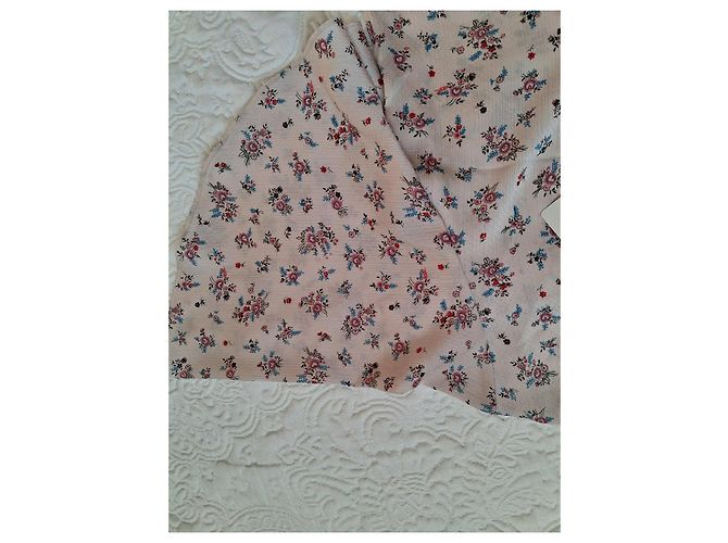 Zadig & Voltaire Kleid mit Blumenmuster Pink Rot Blau - Ansicht 7