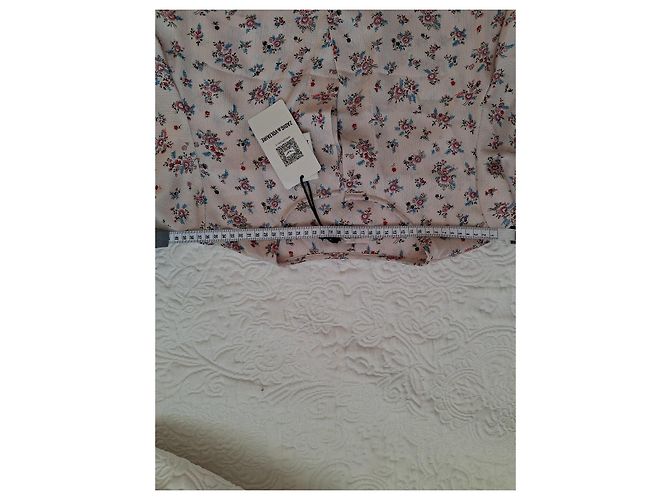 Zadig & Voltaire Kleid mit Blumenmuster Pink Rot Blau - Ansicht 9