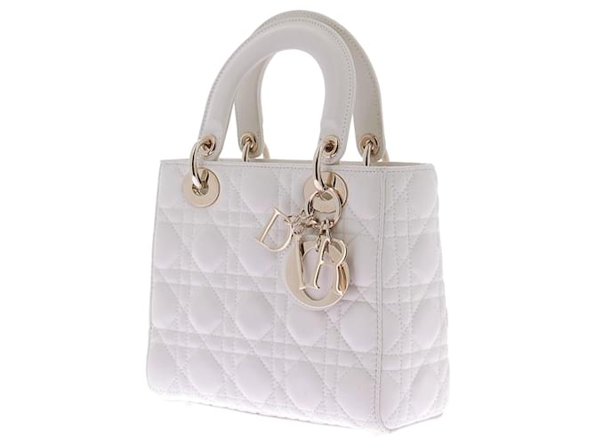 Borsa Lady Dior Mini con catena Beige - vista 2