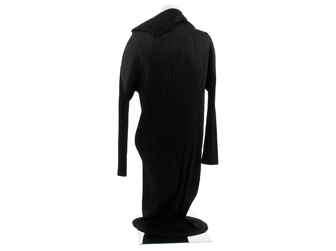 Pleats Please Kleid schwarz plissiert M - Ansicht 2
