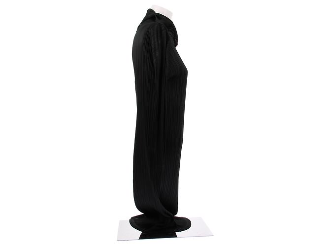 Pleats Please Kleid schwarz plissiert M - Ansicht 3
