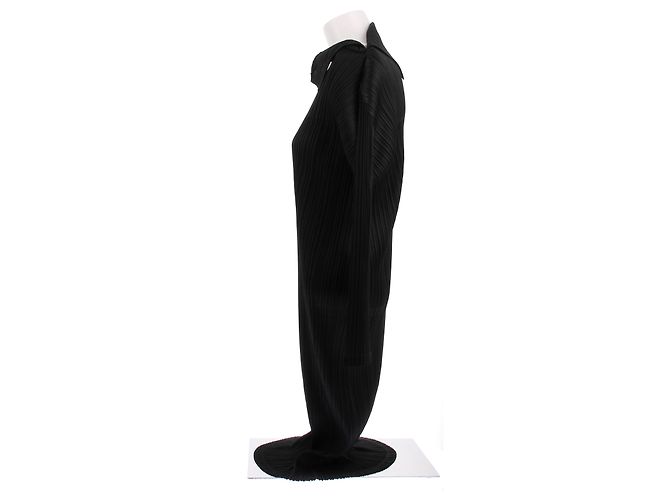 Pleats Please Kleid schwarz plissiert M - Ansicht 4