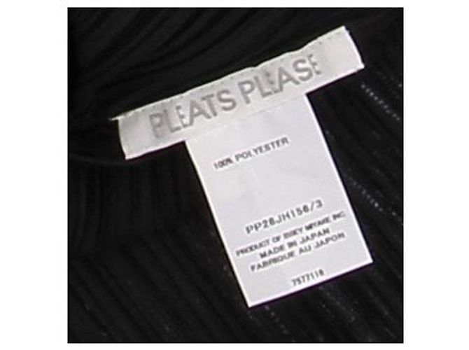 Pleats Please Kleid schwarz plissiert M - Ansicht 5