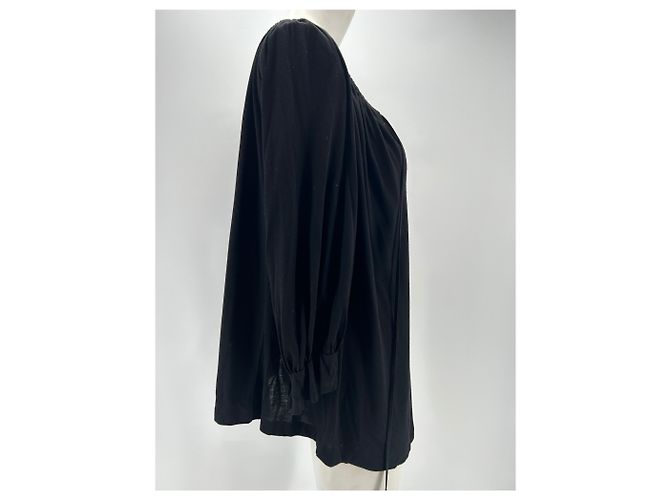 Camiseta fluida negra de viscosa Givenchy Negro - vista 4