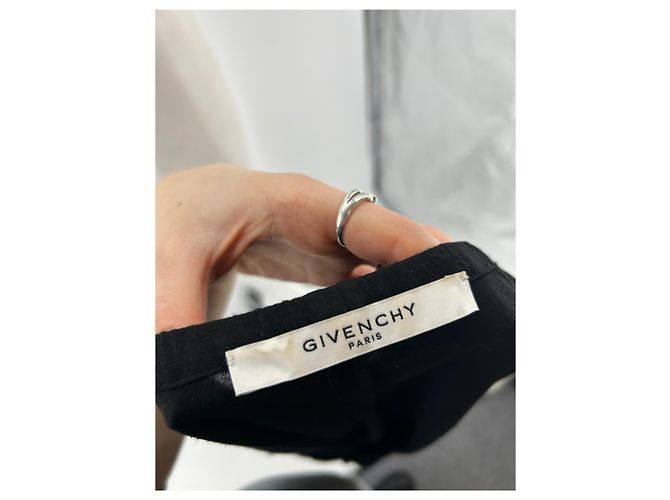Camiseta fluida negra de viscosa Givenchy Negro - vista 5