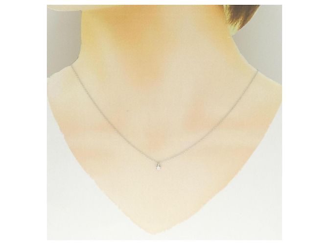 Autre Marque Collana in platino Pt850 e diamante Argento - vista 6