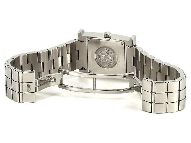 Hermès H Uhr HH1.210 Edelstahl Silber - Ansicht 7