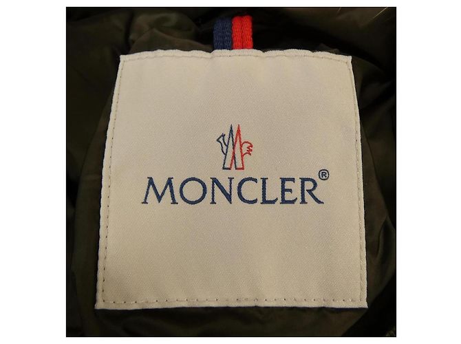 Abrigo de plumón Moncler HERMIFUR Verde Caqui - vista 5