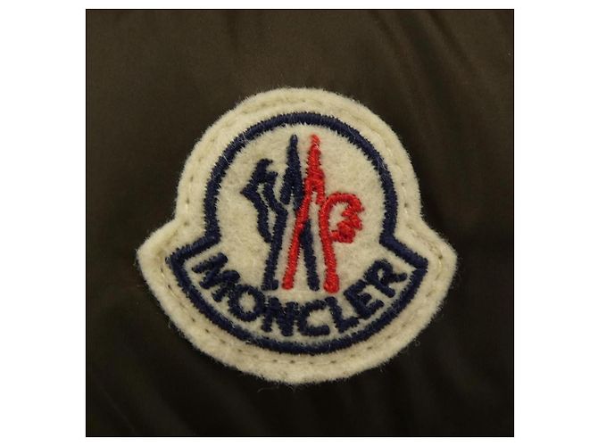 Abrigo de plumón Moncler HERMIFUR Verde Caqui - vista 8