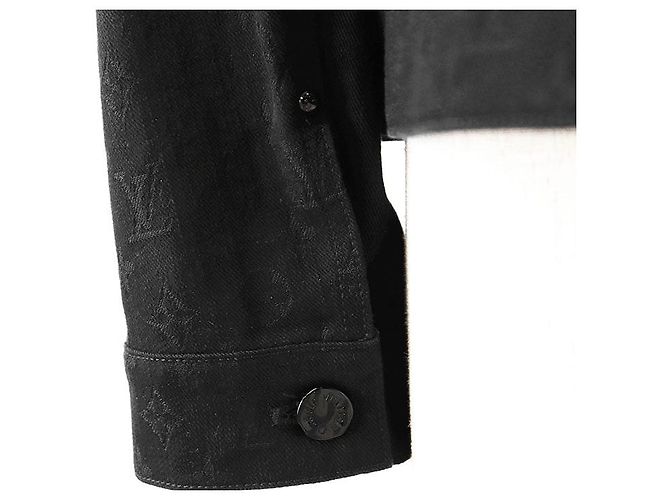 Giacca in denim con monogramma Louis Vuitton Nero - Ansicht 18