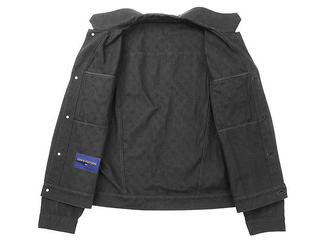 Giacca in denim con monogramma Louis Vuitton Nero - Ansicht 8