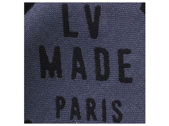 Chaqueta de lana Louis Vuitton LV MADE PARIS Damier Negro Azul - vista 3