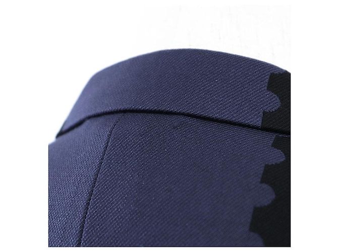 Chaqueta de lana Louis Vuitton LV MADE PARIS Damier Negro Azul - vista 7