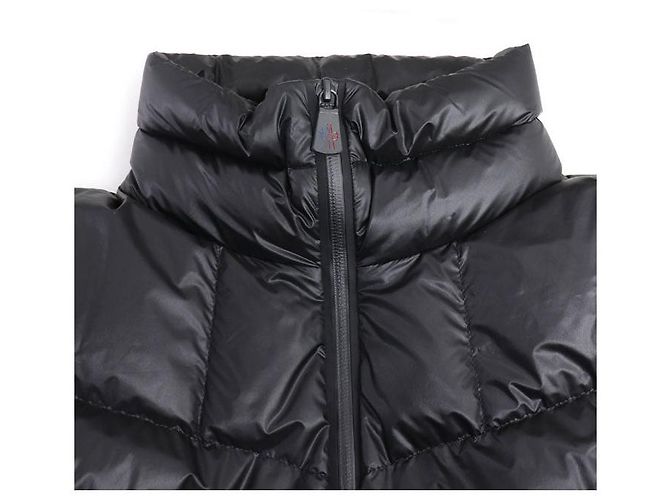 Giacca Moncler CANMORE Nero Rosso - vista 3