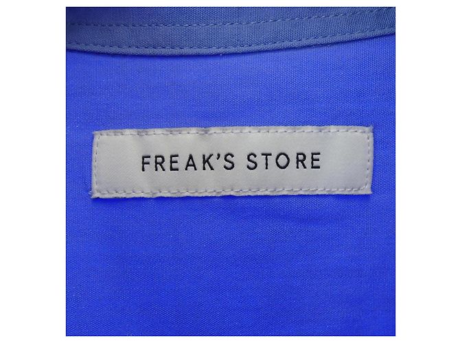 Autre Marque Camicia a maniche corte FREAK'S STORE Blu - vista 4