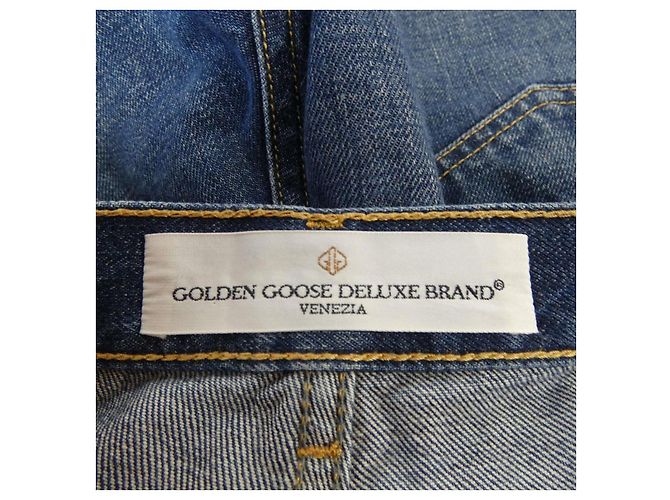 Vaqueros Golden Goose Azul - vista 4