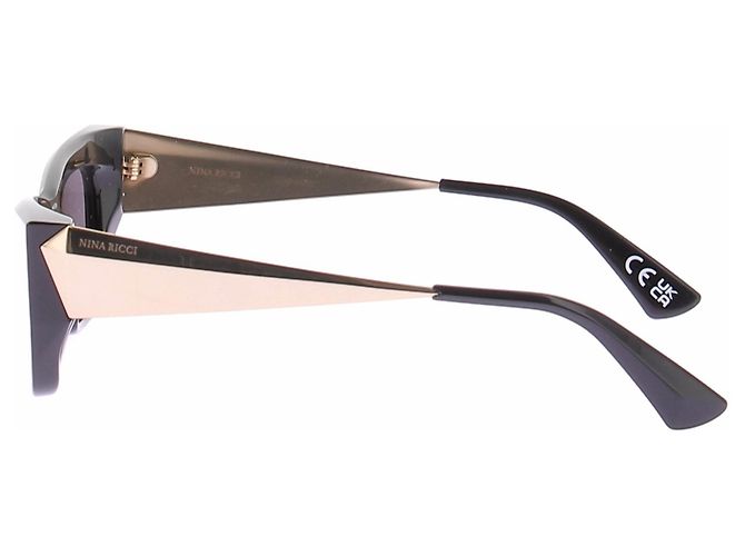Gafas de sol Nina Ricci negras de metal Negro - vista 5