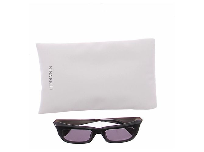 Gafas de sol Nina Ricci negras de metal Negro - vista 7