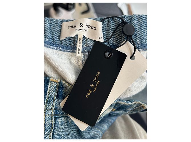 Jeans Rag & Bone blu in cotone - vista 3
