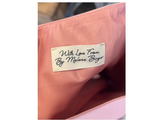 Falda de satén rosa By Malene Birger - vista 3