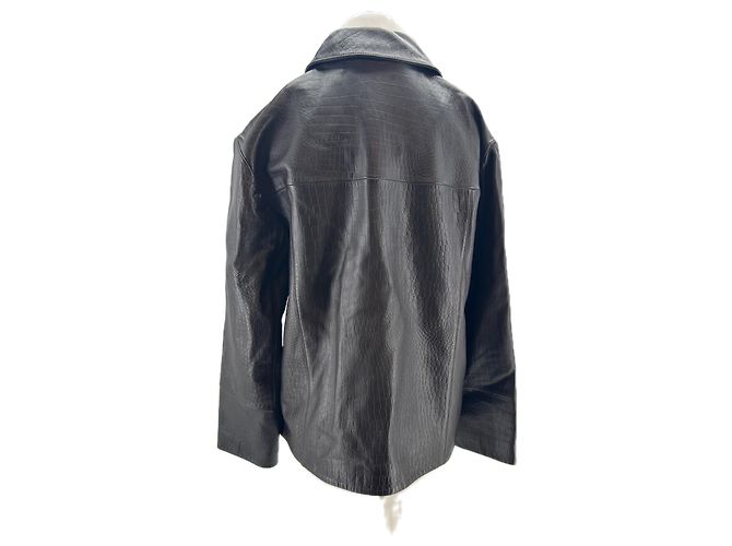 Autre Marque HUSH Lederjacke braun Größe S - Ansicht 2