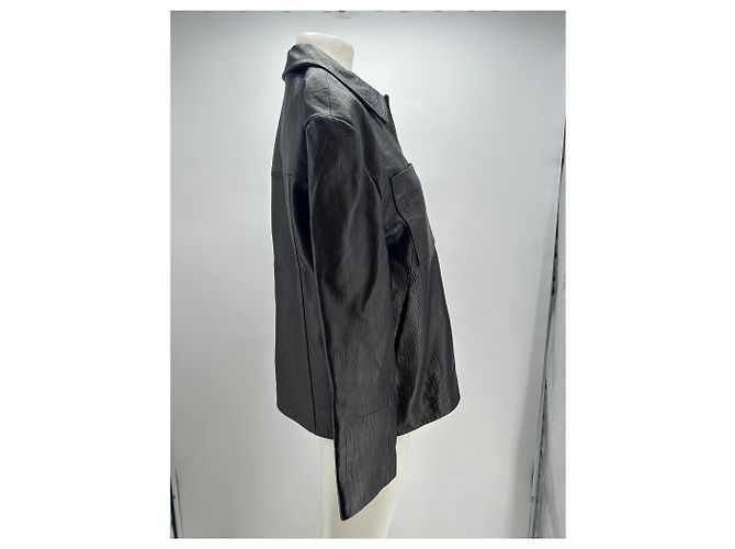 Autre Marque HUSH Lederjacke braun Größe S - Ansicht 3