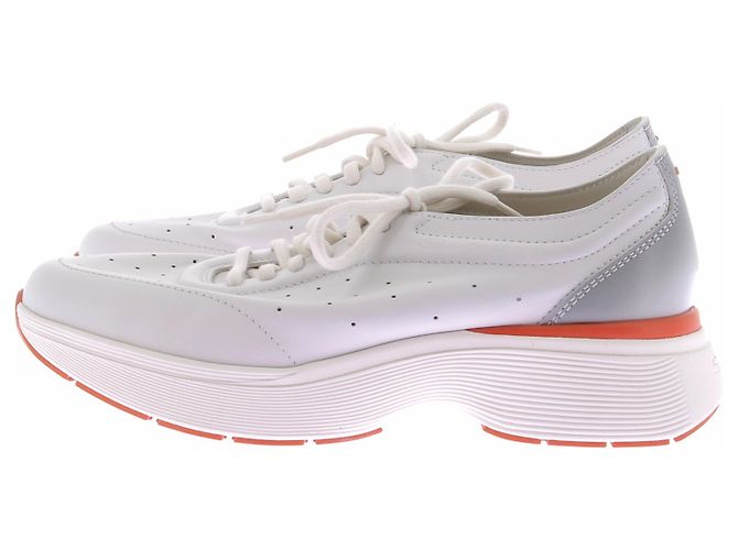 Santoni Sneakers in pelle bianca Easy Bounce Bianco - vista 2