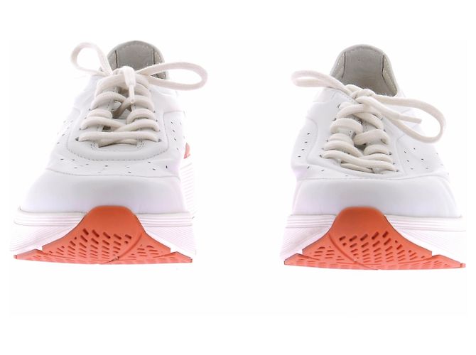 Santoni Sneakers in pelle bianca Easy Bounce Bianco - vista 3