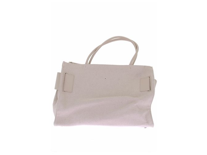 Borsa Maxi Boyy Beige in Pelle - vista 3