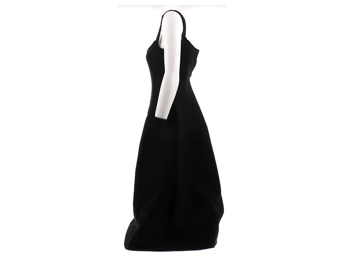 Khaite Schwarzes Trägerkleid - Ansicht 4