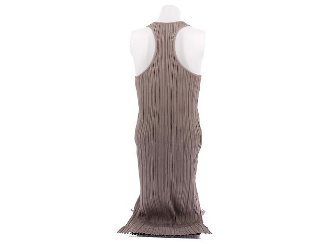 Acne Studios Kleid Taupe Viscose M Beige - Ansicht 2