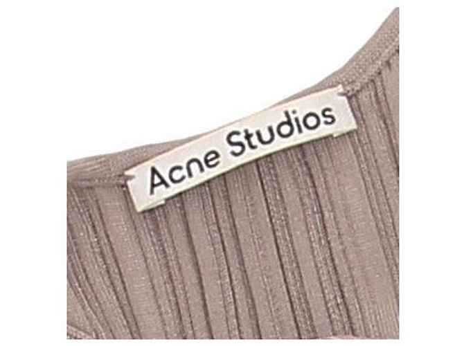 Acne Studios Kleid Taupe Viscose M Beige - Ansicht 5
