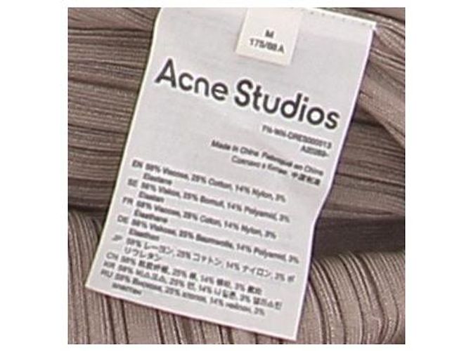 Acne Studios Kleid Taupe Viscose M Beige - Ansicht 6