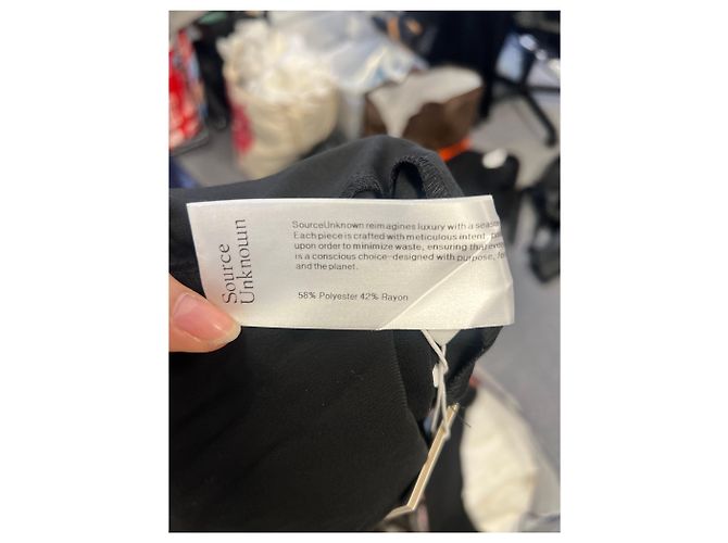Autre Marque Schwarzes Oberteil aus Polyester - Ansicht 6