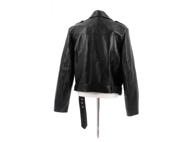 Anine Bing Lederjacke Simone Schwarz - Ansicht 2