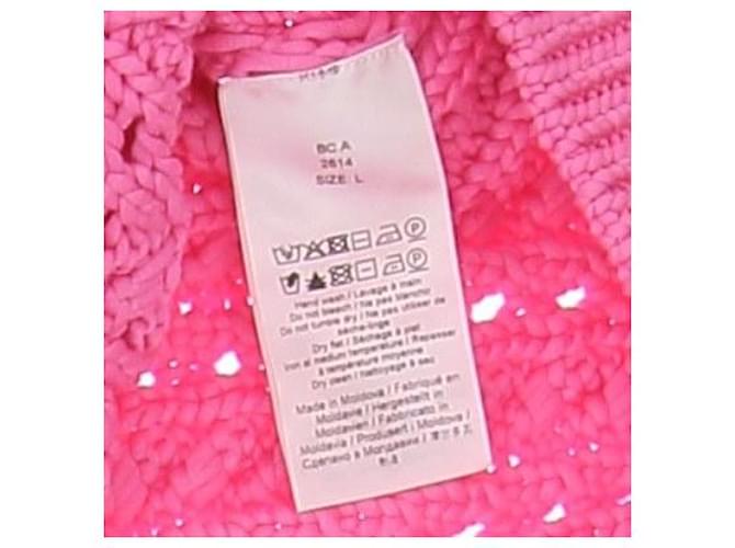 Ganni Ärmelloser Strickpullover in Rosa Pink - Ansicht 6
