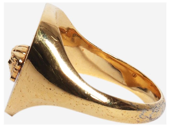 Versace Anillo de sello Gold Greca Dorado - vista 2