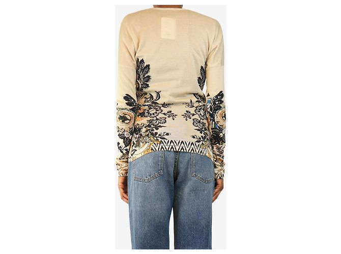 Etro Neutraler feiner Strickcardigan - Größe XS - Ansicht 2