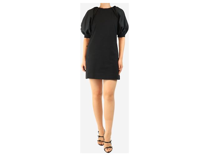 3.1 Phillip Lim Schwarzes Mini-Kleid mit Puffärmeln - Größe M - Ansicht 3
