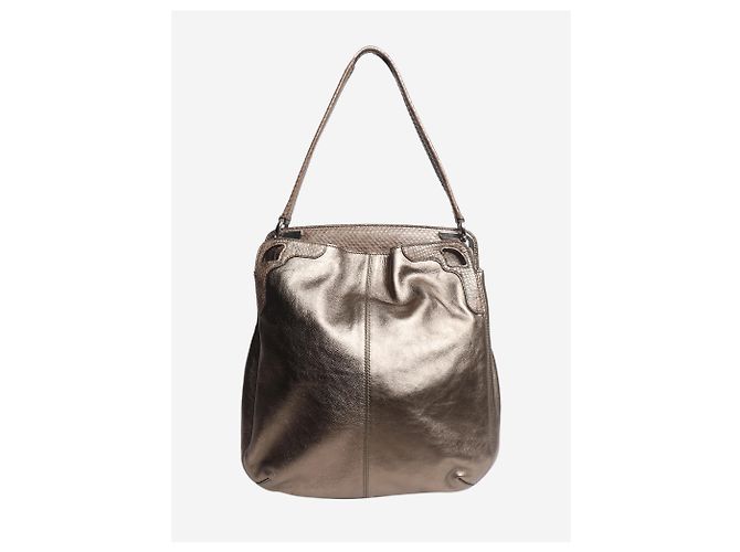 Cartier Borsa a tracolla in pelle Signature marrone - vista 3