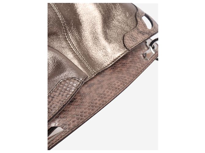 Cartier Borsa a tracolla in pelle Signature marrone - vista 5