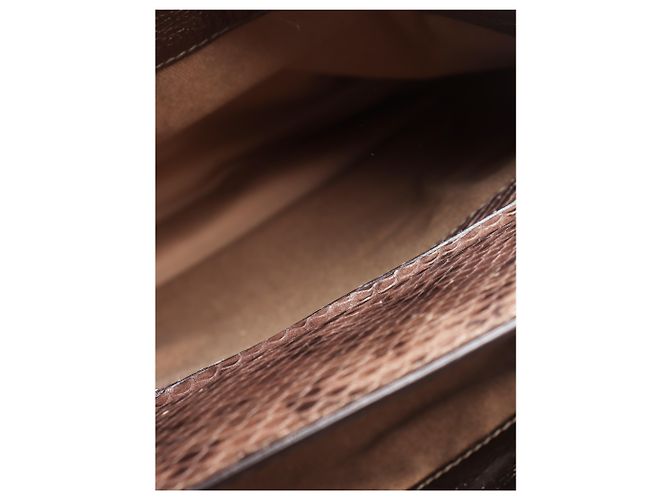 Cartier Borsa a tracolla in pelle Signature marrone - vista 7