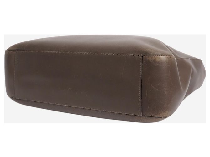 Prada Vintage Schultertasche aus braunem Leder - Ansicht 4