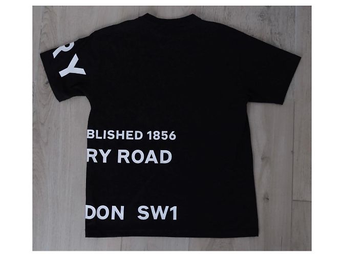 Camiseta de algodón con estampado Burberry Horseferry Negro - vista 3