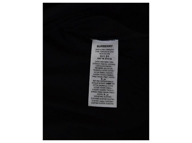 Camiseta de algodón con estampado Burberry Horseferry Negro - vista 6