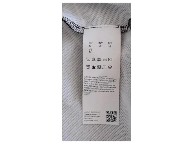 Hugo Boss Kapuzenpullover mit Allover-Logo Schwarz - Ansicht 7