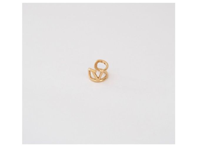 Ear cuff VLogo Valentino in metallo dorato D'oro - vista 2