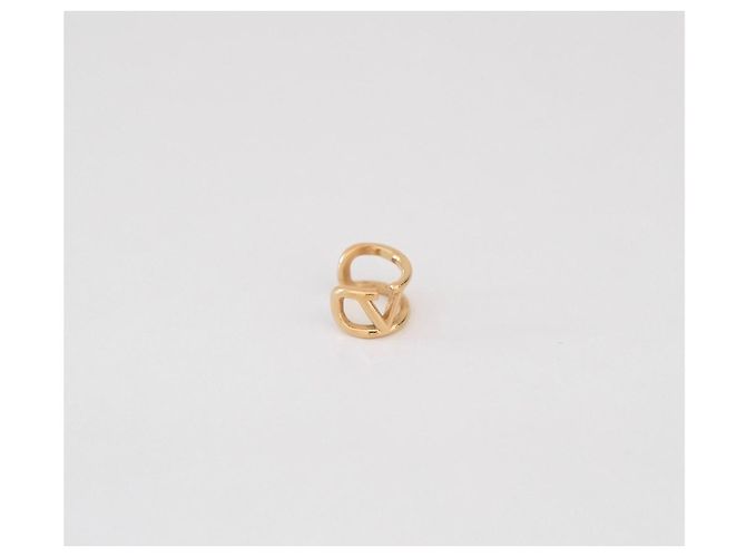 Ear cuff VLogo Valentino in metallo dorato D'oro - vista 3