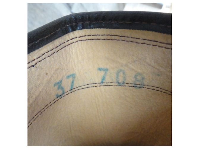 Autre Marque Botas de cuero negro Vaquero - vista 2