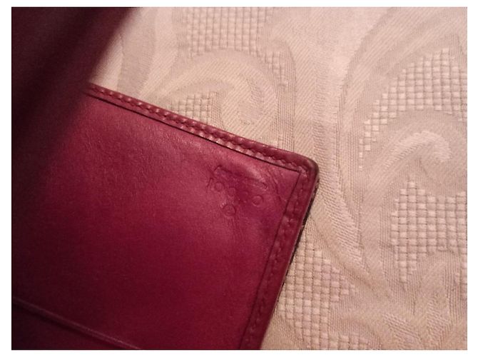 Cartera Gucci de lona monogram GG y piel burdeos Castaño - vista 13